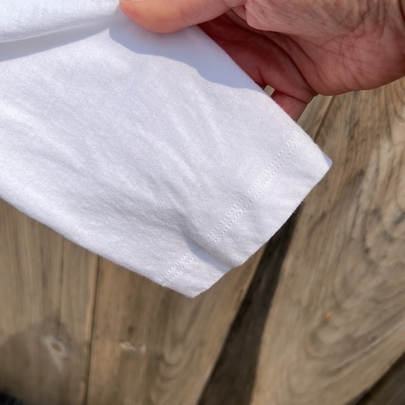 J. Jill White Button-Down Top Size Medium - Picture 3 of 7